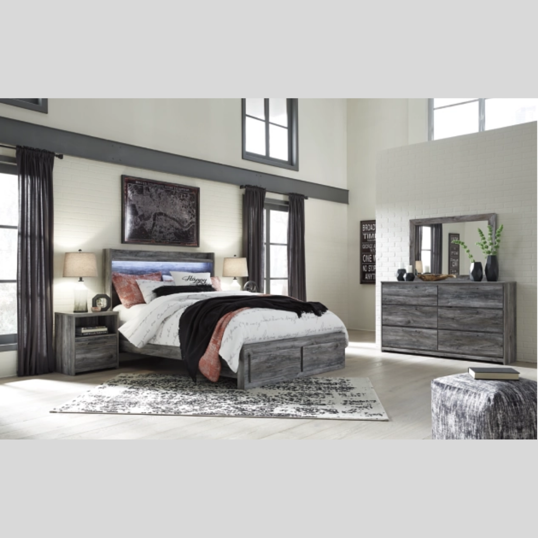 Baystorm Bedroom Set with Storage Drawers