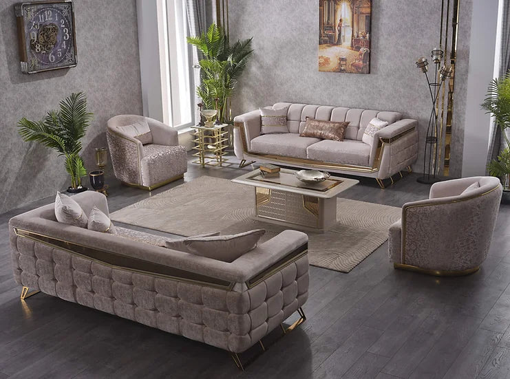 3 Pc Sofa set in Convertible to Bed Design