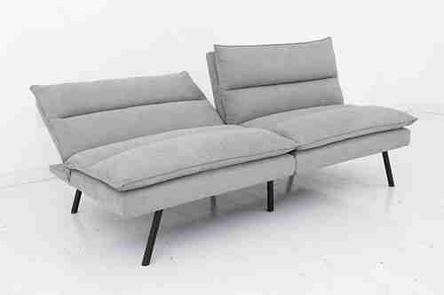 Split Grey Sofa Bed