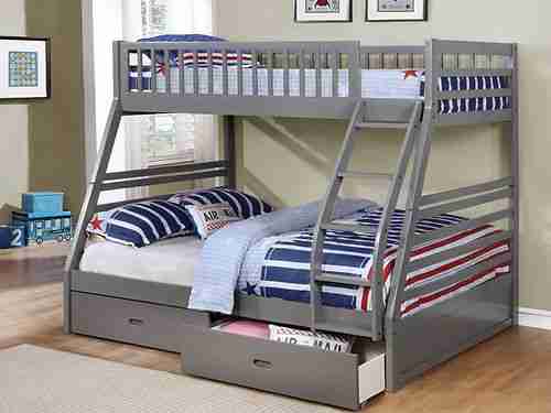 Storage Wooden Bunk Bed