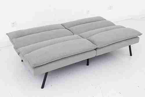 Split Grey Sofa Bed