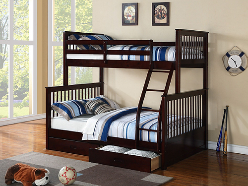 Single Over Double Bunk Bed