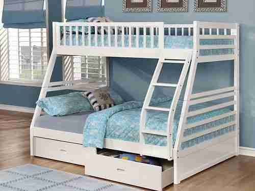 Storage Wooden Bunk Bed