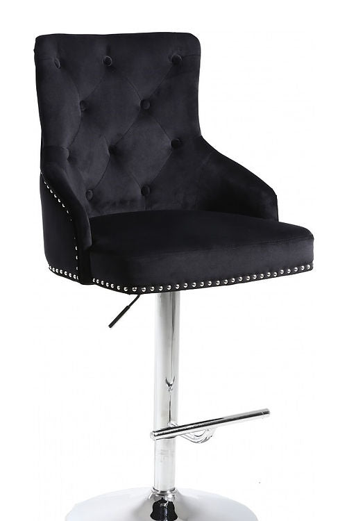 Counter Height Chair in Velvet