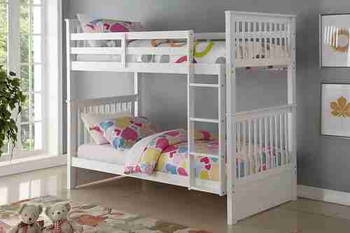 Wooden Bunk Bed for Kids