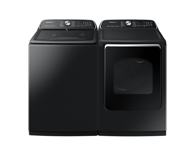 Samsung Black Electric Dryer DVE52B7650V (Floor Model)