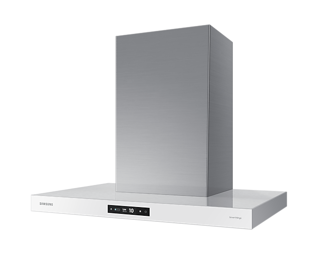 Bespoke Silver Chimney Hood - NK36CB700W12AA