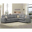 Canadian Made Sectional In Grey Fabric