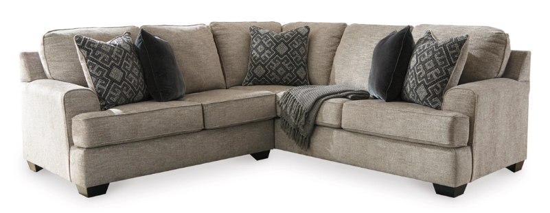 Bovarian 2PC Modern Fabric Sectional