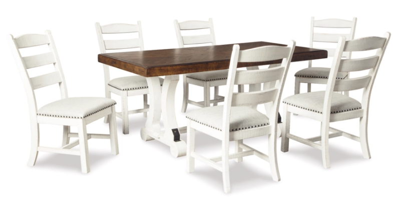 Rectangular Dining Table Set with 6 Chairs