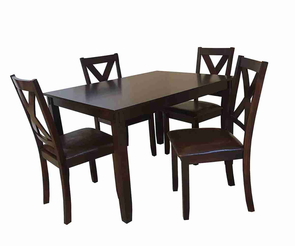 Wooden 5pc Dining Set - Poppy