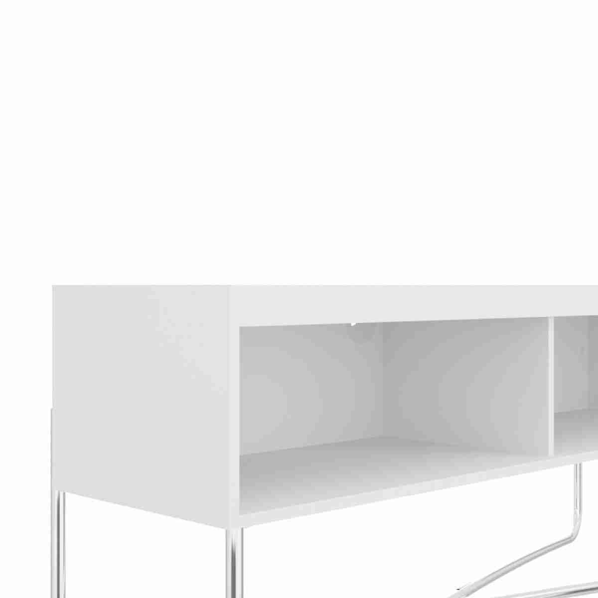 Elegant White TV Stand