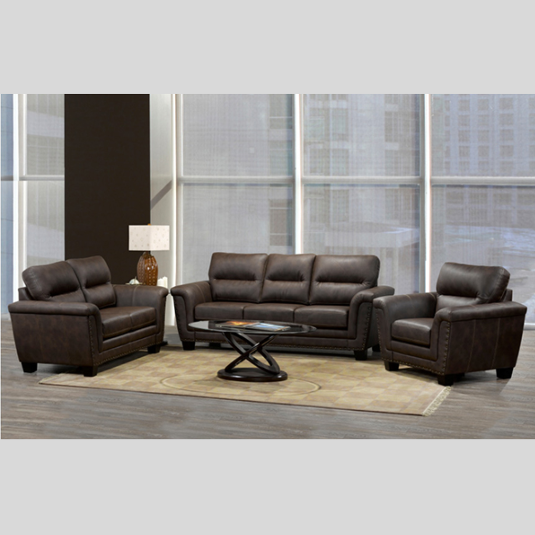 Gel Leather Sofa Set