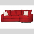 Living Room Sectional In Red