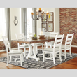 Rectangular Dining Table Set with 6 Chairs