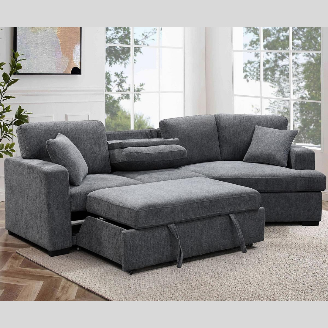 Sectional with Sofa Bed - Charles