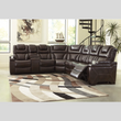 Warnerton 3-Piece Power Leather  Reclining Sectional