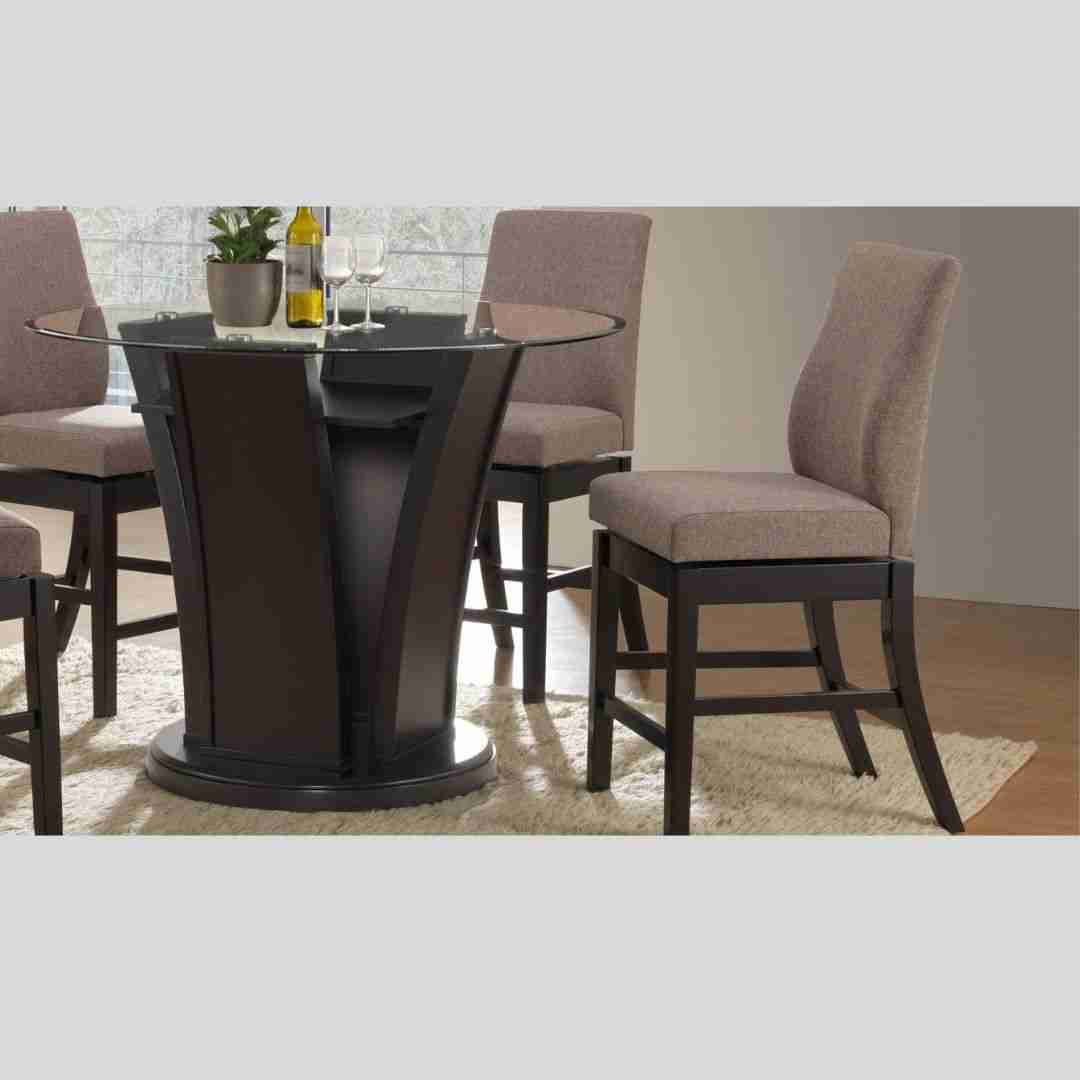 Round Glass Dining Set - Pauline