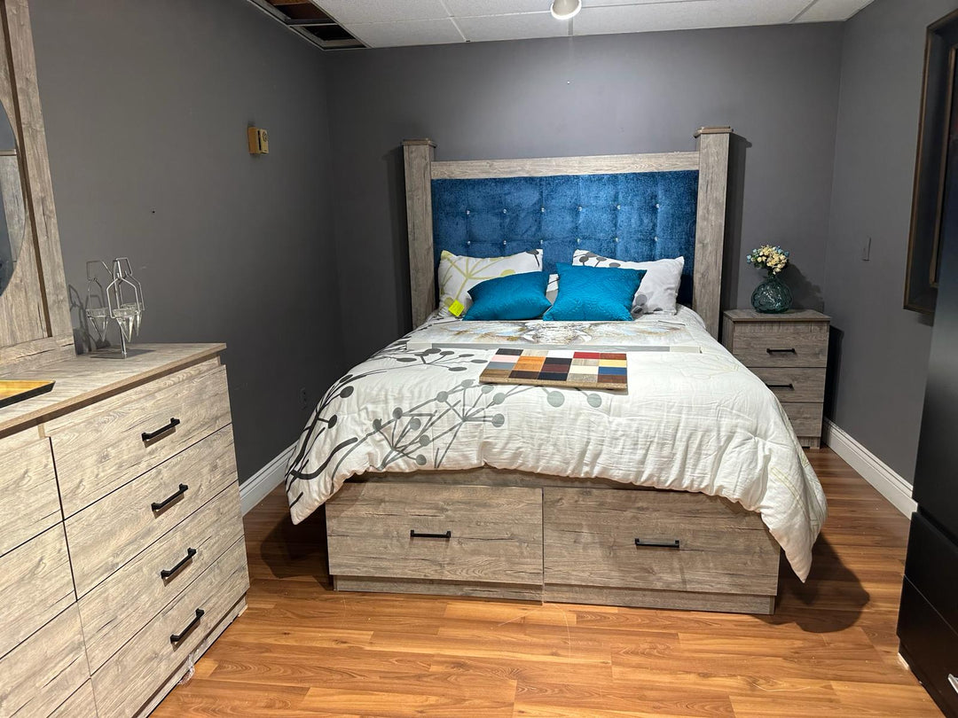 Wooden Bedroom Set With Storage