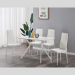 White 5pc Dining Set - Nash