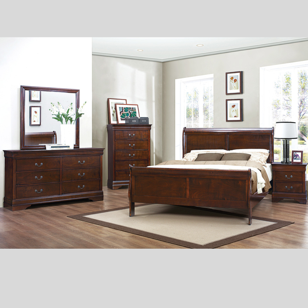 Wooden Affordable Queen Size Bedset