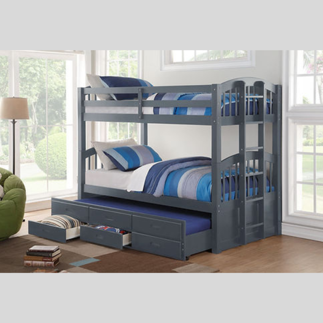 Wooden Kids Bunk Bed